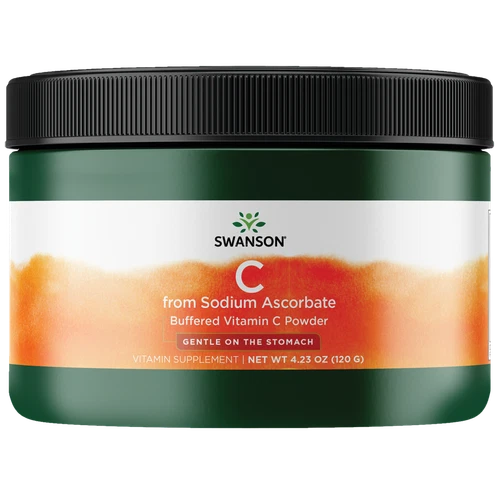 Swanson Buffered Sodium Ascorbate Vitamin C Powder 4.23 oz Powder