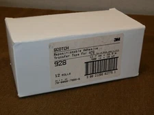 New Box - 12 Rolls Of 3M Scotch 928 ATG Premium Adhesive Transfer Tape