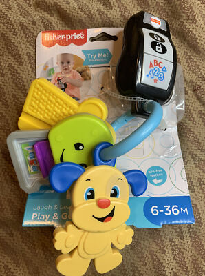 Fisher-Price Laugh Learn Play Go Keys 6-36 Month Toys for Girls and  Boys