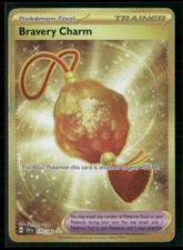 bravery charm pokemon card [SV4a] 169/190Reverse Holo Hyper Rare POKEMON STELLAR CROWN 175/142 BRAVERY