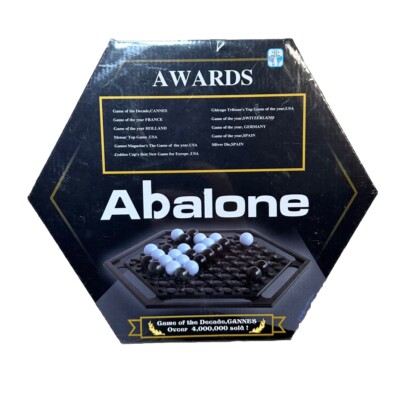 Abalone Marble Board Game New Sealed in Box - Game Of The Decade Cannes Festival