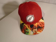 Sombrero Gráfico The Flash Flash Flash Snapback Sombrero Adulto Talla Roja Gorra Ajustable