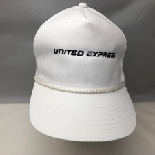 United Express Vintage Hat Ball Cap Adjustable Snapback OSFM Regional Airlines
