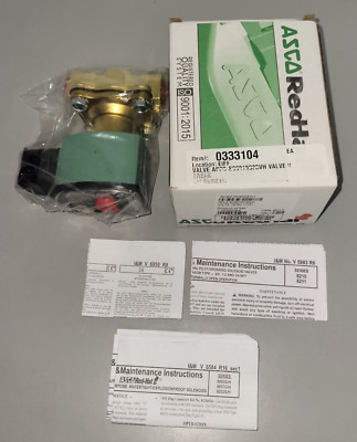 ASCO RedHat Pilot-Operated Solenoid Valve SC8210G033VH (B301)