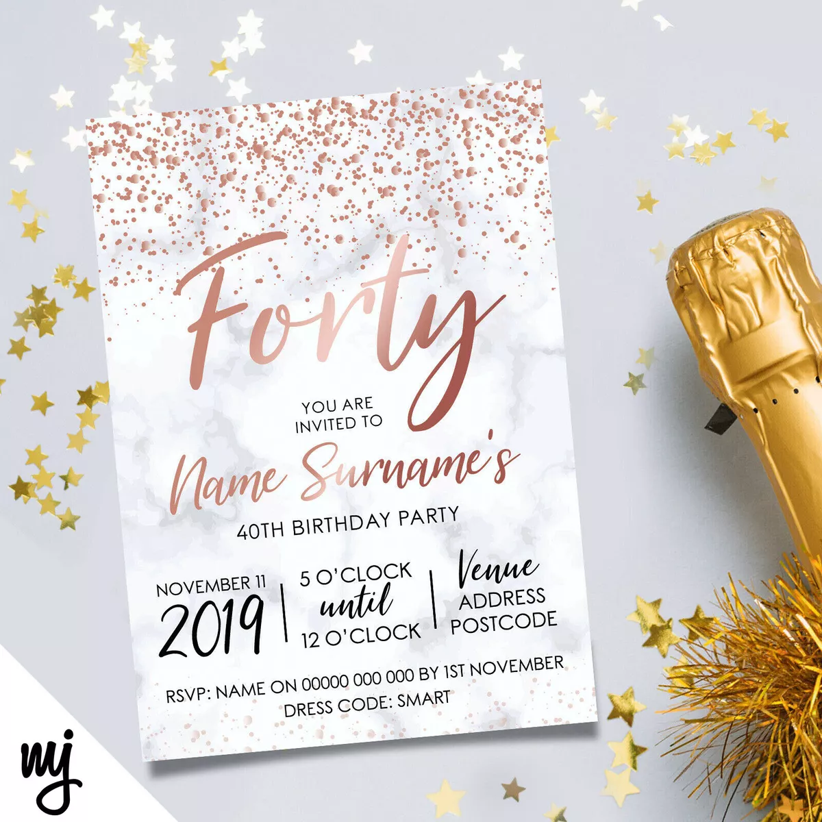 Dress code for clearance 40th birthday party