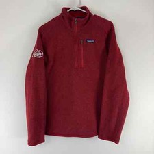 Patagonia Better Sweater 1/4-zip fleece red pullover
