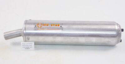 #ad BIG STAR EXHAUST PIPE SILENCER OVERALL L=380mm INLET OD ID=25 20mm CAGIVA GILERA $119.99