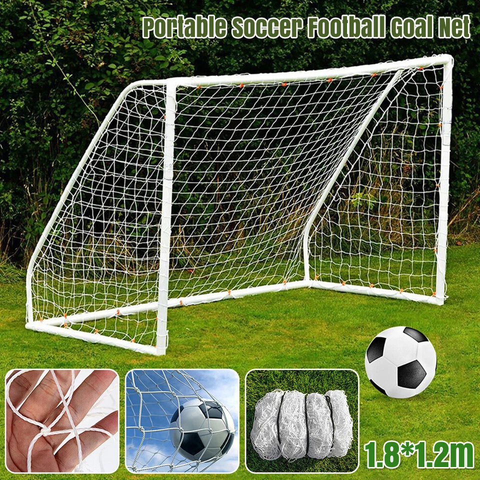 AU Portable Soccer Football Goal Net Kids Outdoor Training Sports 1.8m x 1.2m