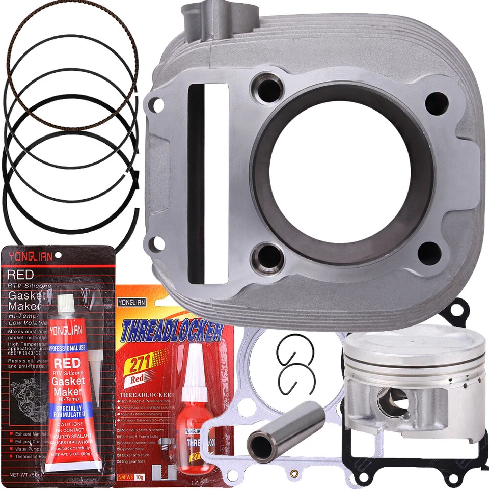 Cylinder Piston Top End Kit For Yamaha Moto-4 250 YFM250 1989-1991 1990 - Изображение 4 из 4