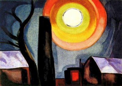 1578 - Ascension by Oscar Bluemner - Giclée Fine Art Print