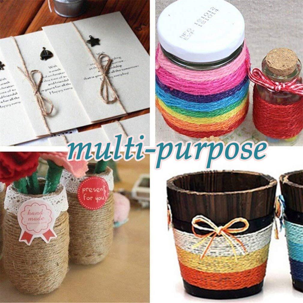 164 Feet Natural Jute Twine String Roll Collection For Christmas Decor Artworks 