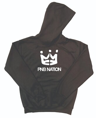 【レア】pnb nationパーカー　ロゴ PnB Rock Hoodie with PnB Nation Design Black w/ White Design | eBay