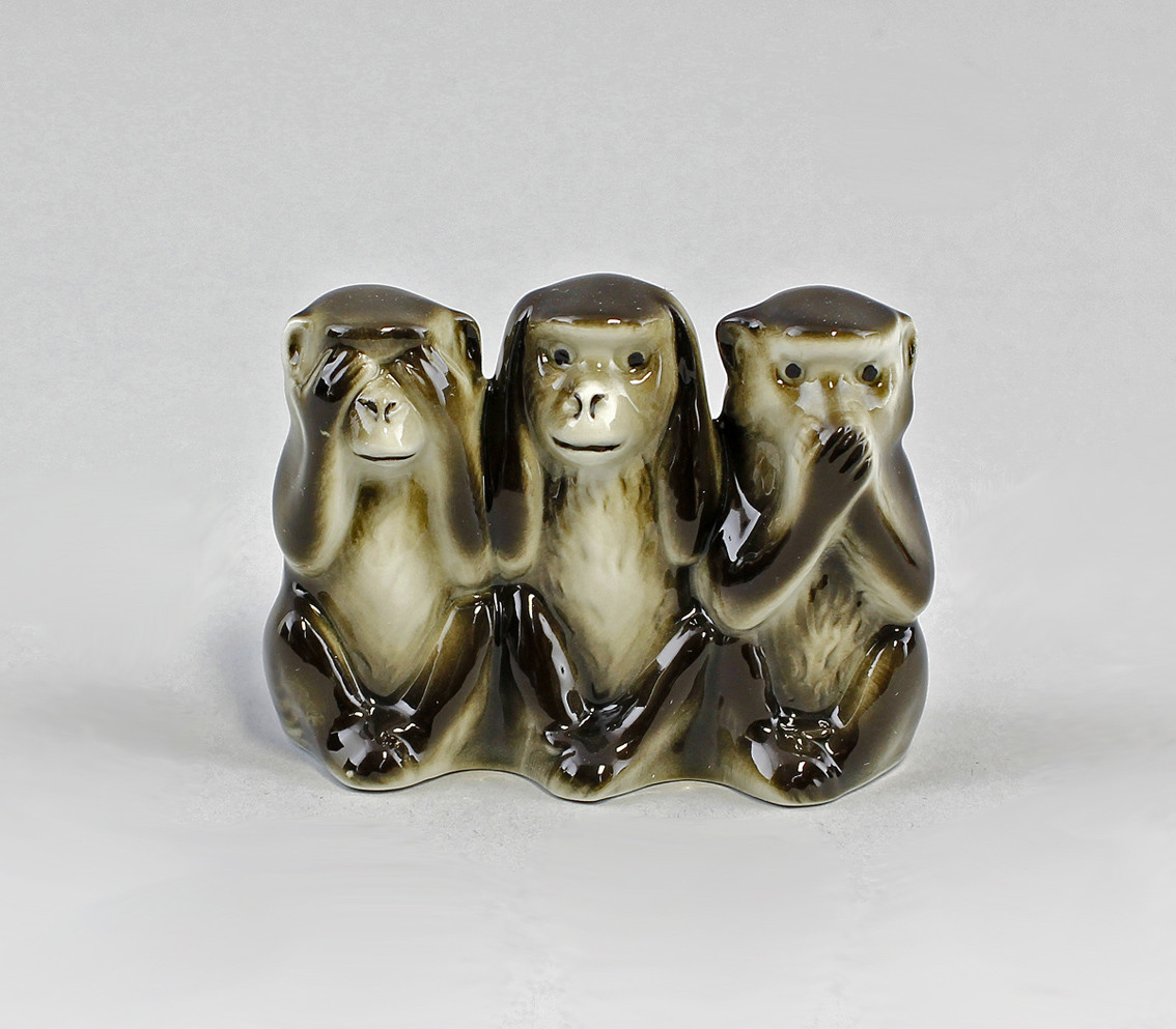 その他 WASELEY BEAR&MARCEL MONKEY Amazon.com: Wanwanzi 3 Wise Monkeys Statue Set - 3 in 1