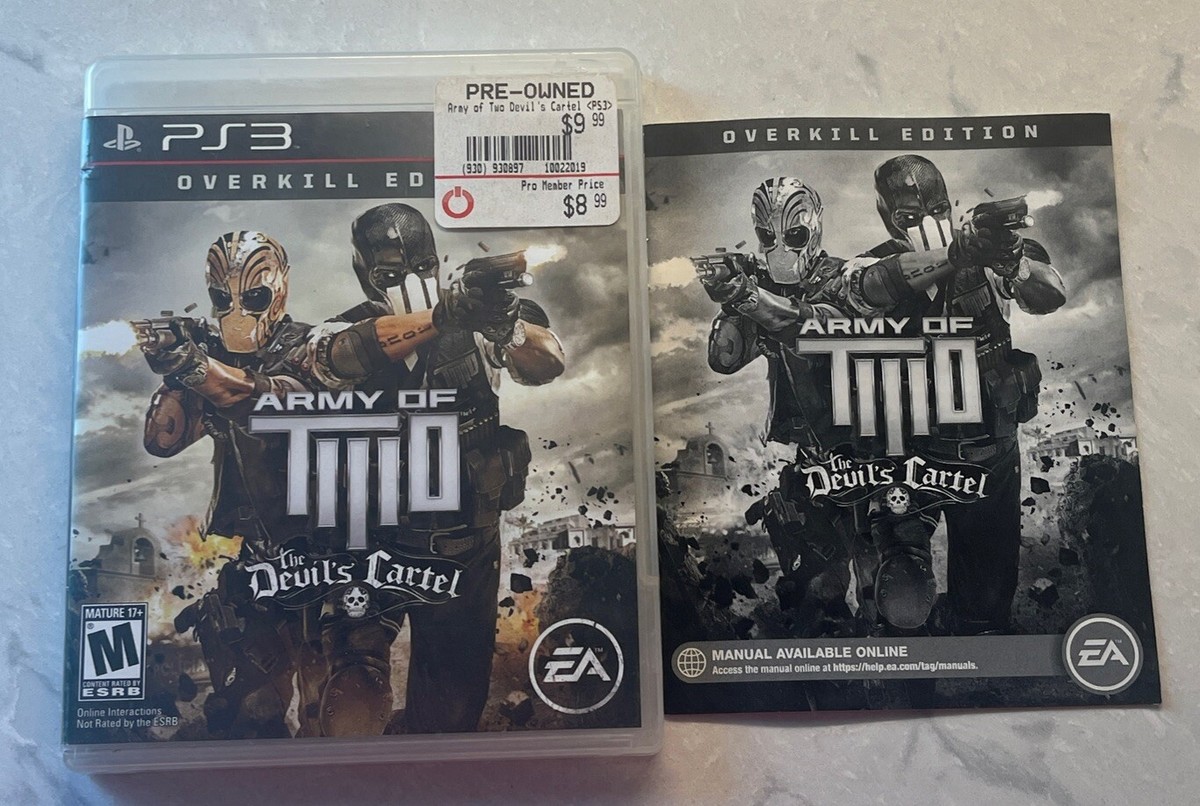 【タイトル誤植レア】CageyストリングスオールデイズV.3 Powerplay Army of Two: The Devil's Cartel -Overkill Edition (Sony