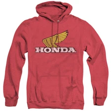 HONDA YELLOW WING LOGO Licensed Hooded Heather Sweatshirt Hoodie SM-3XL