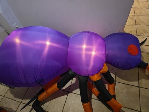 Gemmy 8 Foot Jumbo Spider Halloween Airblown Inflatable Lighted Indoor & Outdoor - Picture 11 of 20