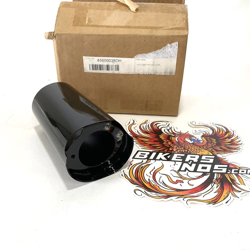 NOS 正品哈雷 2018 Up Touring Vivid 黑色前叉滑套 45600038DH — 第 2/2 张图片