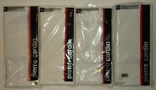 PIERRE CARDIN HANDKERCHIEFS WHITE HANKIES SET OF 31 COTTON and BLEND NEW MENS