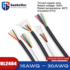 16-30 AWG Multi Core PVC Cable 2/3/4/5/6/7/8/9/10 Core Signal Power Data Wire