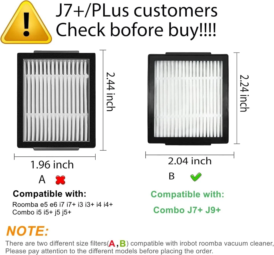 Aceesories Replacement Parts Compatible with Fit iRobot Roomba Combo j7+ j9+ Rob - Image 3 of 4