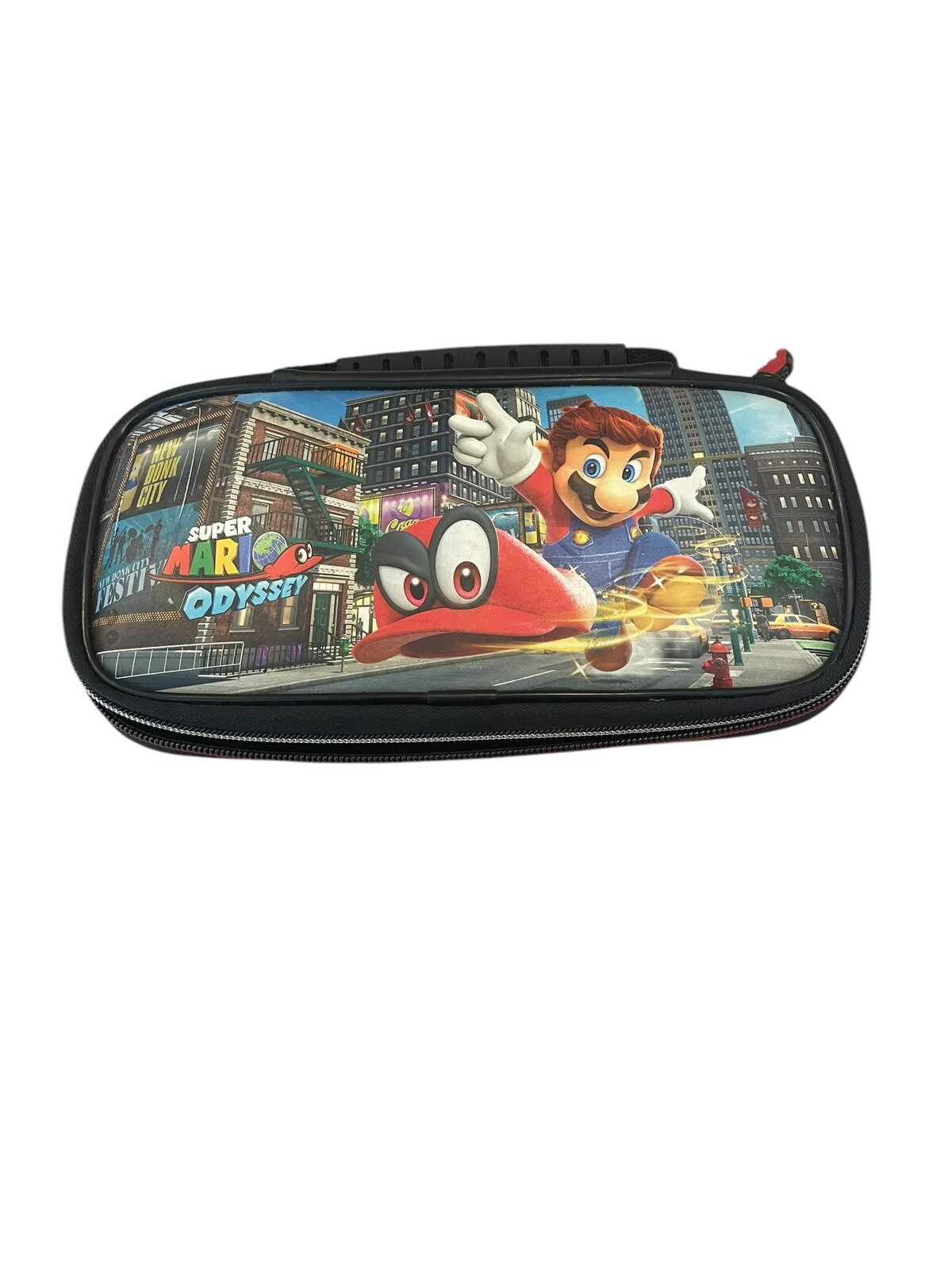 Mario Odyssey Themed Nintendo Switch Case With Zippered Pouch-image