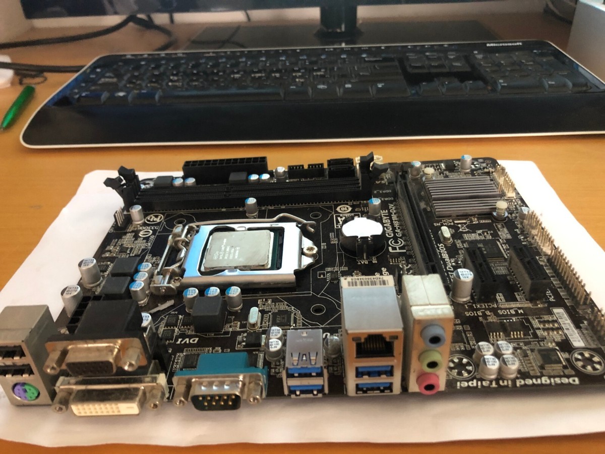 GIGABYTE GA-H81M-D2V, LGA 1150 I5-4590 CPU I/O Shield NOT