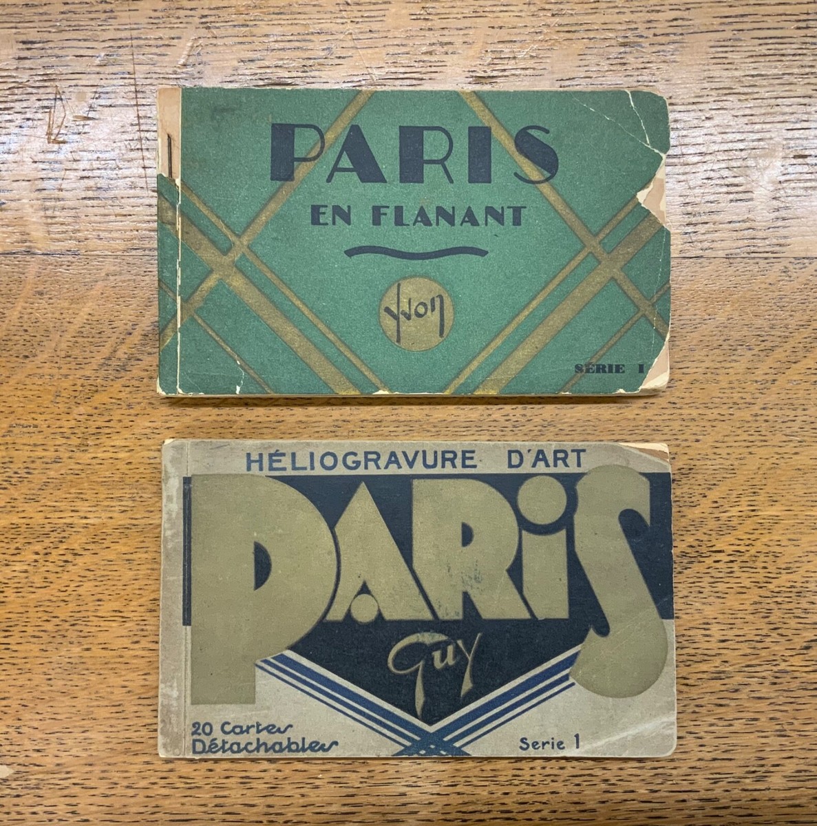 書 eanne Brennan Cartes Postales C. 1900, Heliogravure d'Art, Paris en Flanant, Postcards - Two