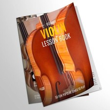 Beginner Violin Lesson Book, Suitable for all Levels, Color Coded Notes, 50 A...