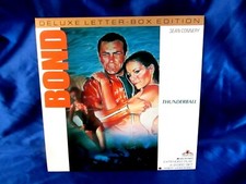 Lot of 3 James Bond 007 Laser Discs - Sean Connery - Dr. No -Thunderball -Russia