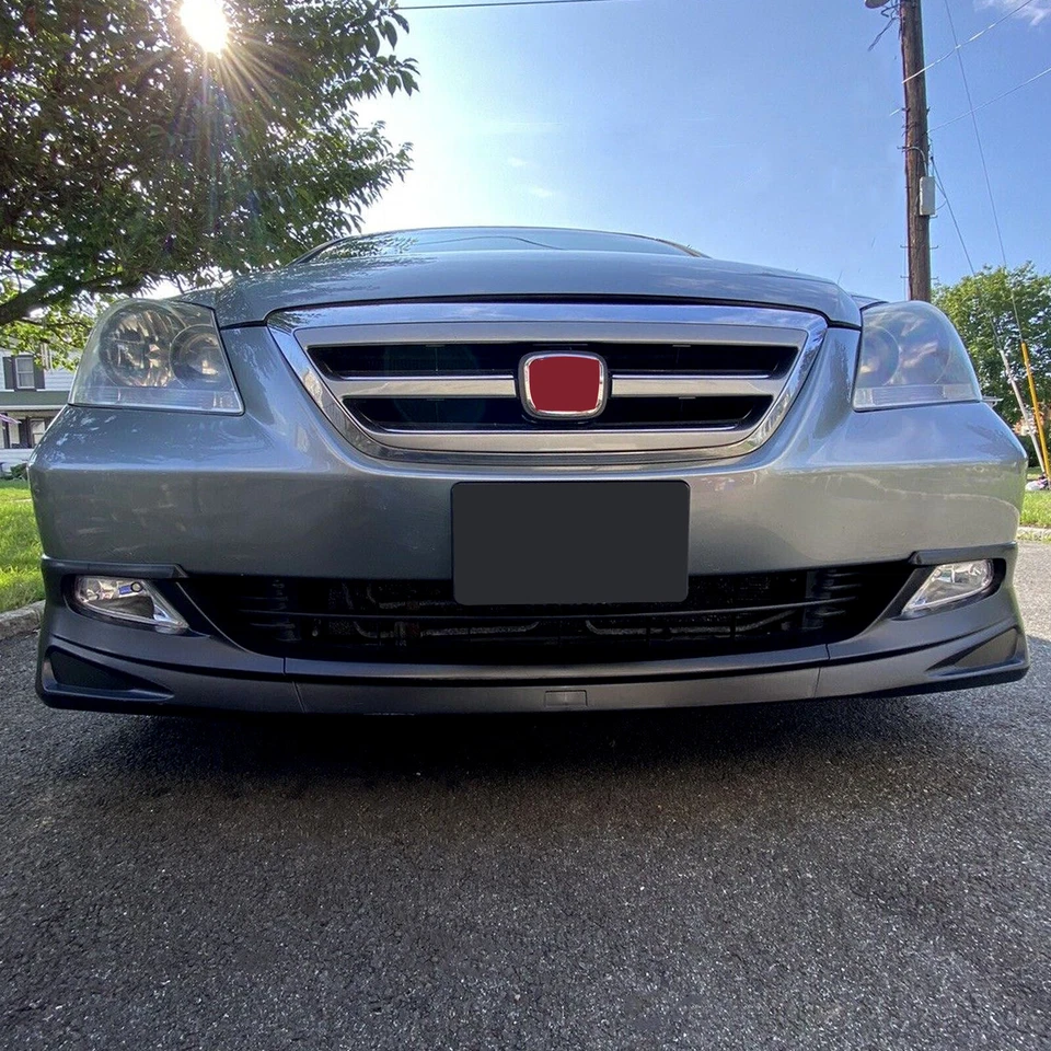 For Honda Odyssey 2005-2007 MU Style Front Bumper Lip Splitter Polypropylene Foto 3 de 4