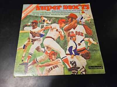 Super Sox '75 LP Boston Red Sox Jim Rice Carlton Fisk Luis Tiant Yaz 1975