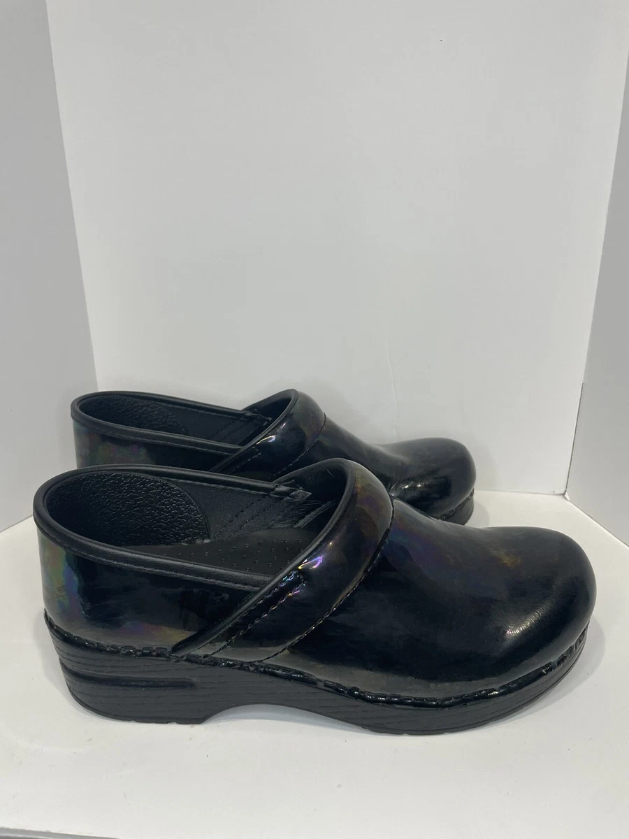 Dansko Professional Clog Petrol Patent Leather Women s EU size 38