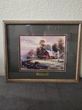 “Sunset at Riverbend Farm” by Thomas Kinkade