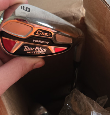 Tour Edge Hot Launch C523 Vibrcor Iron Set 4-9, P Silver 7 Clubs MPN C523