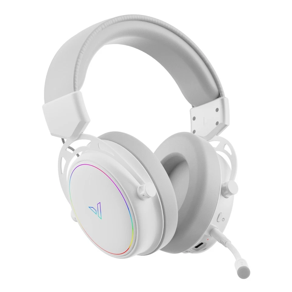 Rapoo Gaming Headset Bluetooth 2,4GHz Wireless Mikrofon PC wiederaufladbar Weiß - Bild 2 von 4