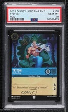 2023 Disney Lorcana - The First Chapter 1 Foil Triton Sea King PSA 10 GEM MT