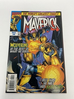 Marvel Maverick #4 1994 Direct Edition Wolverine (Logan) Maverick NM UNREAD!