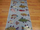 Modernd  Fish Sea Animal Designd Rug Turkish Fine Quality 2.5x8 Ft — photo 7
