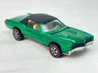 Original Hotwheels Redline Custom Eldorado Green WHITE INTERIOR MINTY  💚