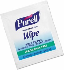 PURELL 9020-06-EC Individually Wrapped Hand Sanitizing Wipe - 300 Count