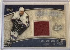 Todd Bertuzzi 2005-06 Upper Deck Ice Frozen Fabrics #FF-TB (MEM)
