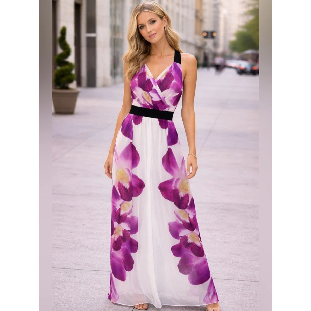 strapless open back dress Slim Fit High Waist Sexy Maxi Dress Black Corset & Pink Skirt – Tuxedo  Closeouts