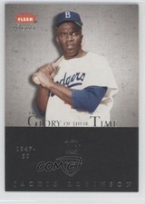 2004 Fleer Greats of the Game Glory their Time 767/1949 Jackie Robinson HOF 1h3