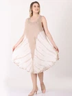 Women's Tie Dye Embroidered Midi Umbrella Summer Tank Dress wholesale Lot Mix