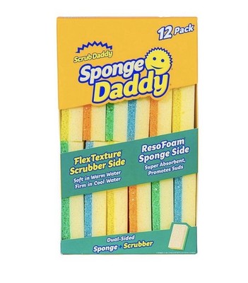 Scrub Daddy Sponge Daddy Dual-Sided Non- Scratch Sponge, Softs