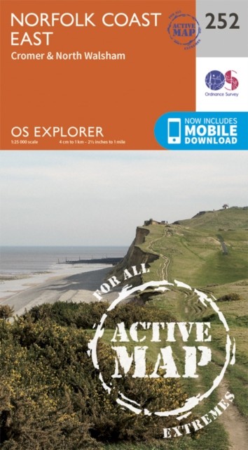 Norfolk Coast East Map Weatherproof Cromer by Ordnance Survey (Map 2015) - Image 4