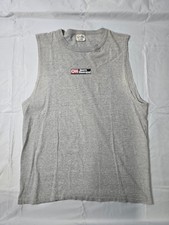 Size XL - Vintage Heather Gray Tank Top CNN Sports Illustrated Made in USA