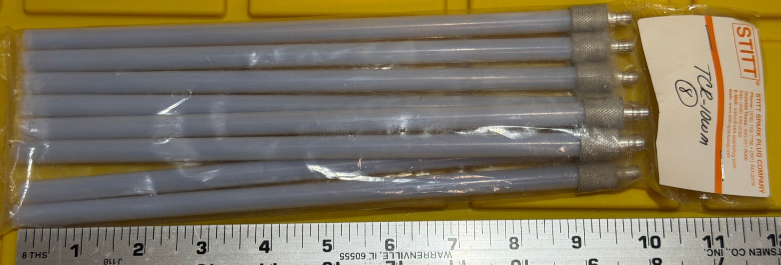 Stitt TCR-10WM 10 Long Teflon Spark Plug Extension Lot of 8