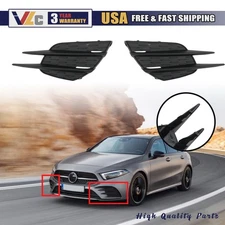 For 2019-2022 Mercedes Benz W177 A220 A250 Pair Left Right Front Bumper Grille
