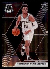 2019-20 Panini Mosaic #204 Quinndary Weatherspoon San Antonio Spurs